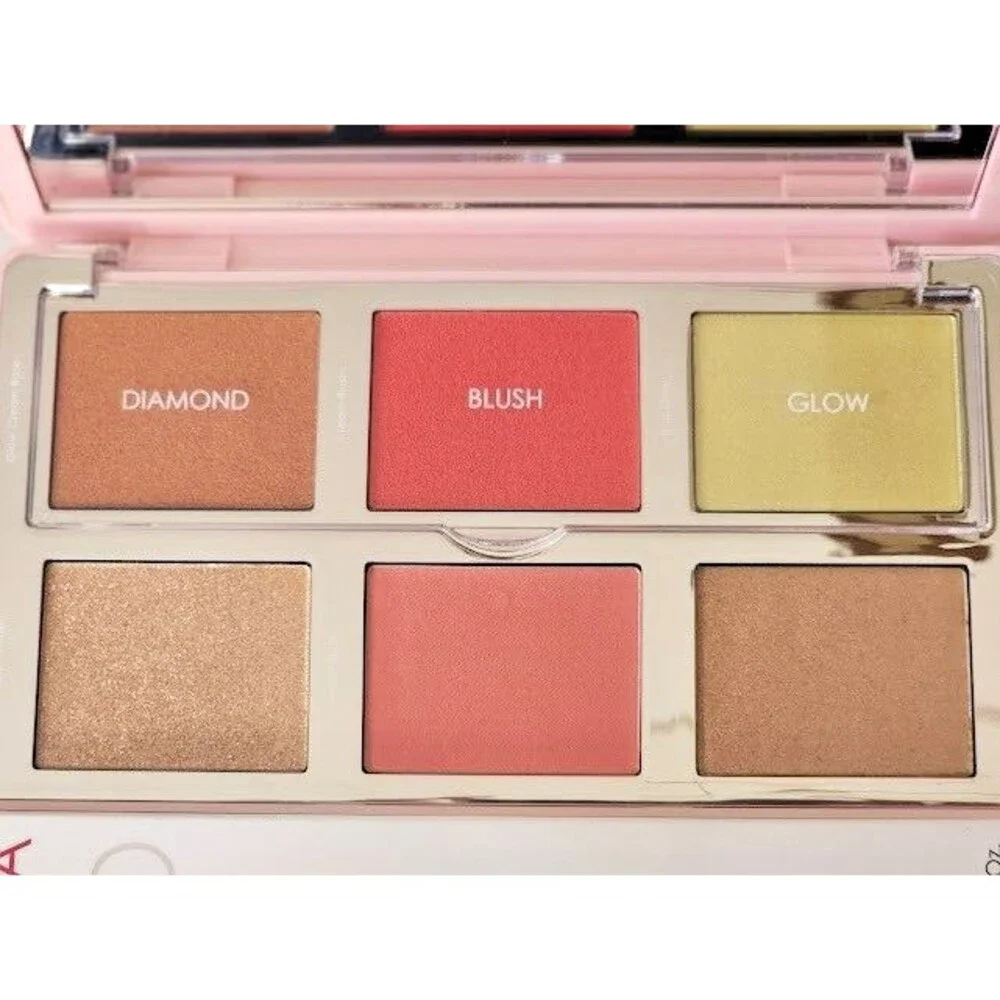 Natasha Denona Diamond & Blush Highlighting Palette Cream Powder Shade 02 Citrus
